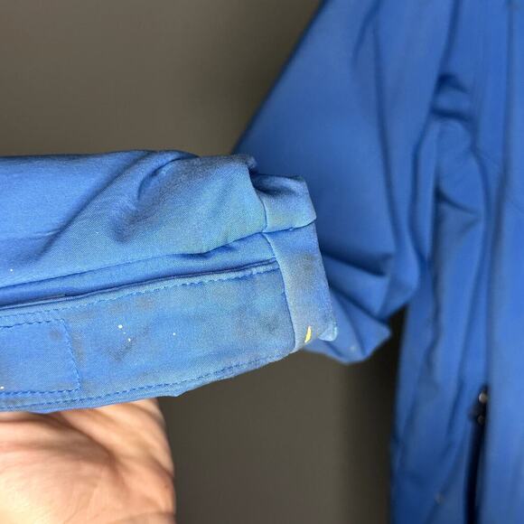 Vintage Oklahoma City Thunder NBA Fleece-Lined Mens Zip Up Jacket Medium PAINT - Picture 7 of 16